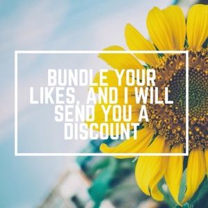 Bundle 2+ items and I'll discount your order🌻